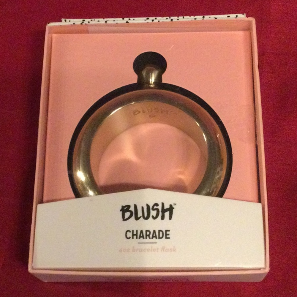 Blush Stainless Steel Bangle Flask